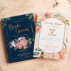 Custard Metallic Invitation Cards (Birthday, Wedding Housewarming, Other Events)